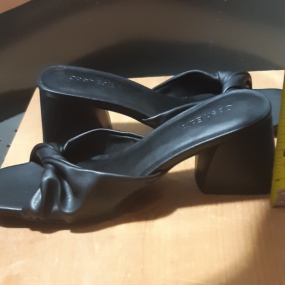 Open Edit Cora Slide Block Heel Sandals